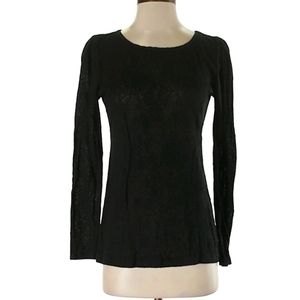 Ann Taylor long sleeve lined lace top